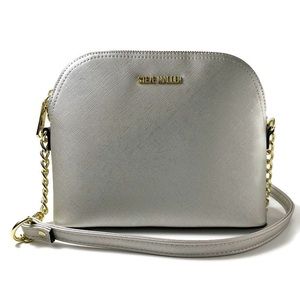 Steve Madden Dome Crossbody Bag Silver NWT